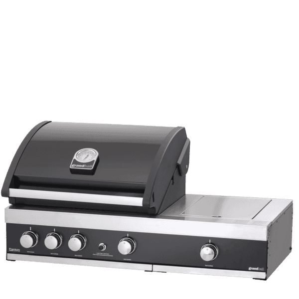 Premium inbouw barbecue searbrander en achterbrander van Grandhall | Roost